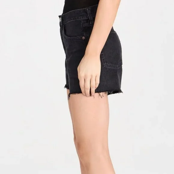 Agolde Parker Shorts - Black - Size 29 - Picture 4 of 10